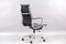 Mid-Century Chrome and Leather Model EA 119 Swivel Chair by Charles & Ray Eames for Vitra 7
