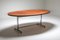Mid-Century Oval Rosewood Veneer Dining Table by Jules Wabbes for Mobilier Universel, 1960s 7