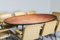 Tavolo da pranzo ovale Mid-Century impiallacciato in palissandro di Jules Wabbes per Mobilier Universel, anni '60, Immagine 9