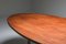 Mid-Century Oval Rosewood Veneer Dining Table by Jules Wabbes for Mobilier Universel, 1960s 4