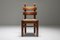 Chaises de Salon Rustiques Vintage en Chêne et Corde, 1930s, Set de 4 2