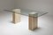 Postmodern Travertine Dining Table in the Style of Scarpa, 1980s 6