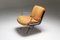 Vintage Cognac Leather Lounge Chair from Saporiti Italia, 1970s 1