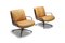 Vintage Cognac Leather Lounge Chair from Saporiti Italia, 1970s 3