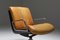 Vintage Cognac Leather Lounge Chair from Saporiti Italia, 1970s 7