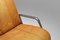 Vintage Cognac Leather Lounge Chair from Saporiti Italia, 1970s 9