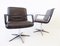 Black Leather Model 2000 Swivel Chairs by delta design for Wilkhahn, 1960s, Set of 2, Image 15