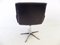 Black Leather Model 2000 Swivel Chairs by delta design for Wilkhahn, 1960s, Set of 2, Image 4