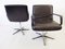 Black Leather Model 2000 Swivel Chairs by delta design for Wilkhahn, 1960s, Set of 2 7
