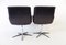 Black Leather Model 2000 Swivel Chairs by delta design for Wilkhahn, 1960s, Set of 2, Image 9