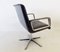 Black Leather Model 2000 Swivel Chairs by delta design for Wilkhahn, 1960s, Set of 2, Image 10