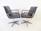 Black Leather Model 2000 Swivel Chairs by delta design for Wilkhahn, 1960s, Set of 2 17