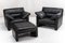 Vintage Leather Living Room Set from WOH, Set of 4 22