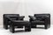 Vintage Leather Living Room Set from WOH, Set of 4 23