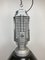 Große industrielle Vintage Deckenlampe, 1970er 7