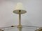 Lámpara de mesa italiana de travertino, años 70, Imagen 8
