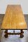 Antique Spanish Chestnut Dining Table, Image 6