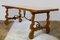 Antique Spanish Chestnut Dining Table, Image 8