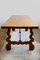 Tavolo da pranzo antico in legno di castagno, Spagna, Immagine 5