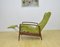 Mid-Century Cord Armchair with Foldable Footrest, 1960s 5