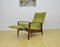 Mid-Century Cord Armchair with Foldable Footrest, 1960s 4