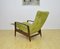 Mid-Century Cord Armchair with Foldable Footrest, 1960s 8