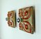 Mid-Century Ceramic Fat Lava Geometric Sconces, Set of 2, Image 8