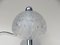 Small Pressed Glass and Chrome Mushroom Table Lamps from Peill & Putzler, 1970s, Set of 2, Image 8