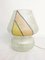 Painted Glass Table Lamp, 1980s, Image 1