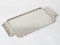 Vintage Art Deco Silver Plated Tray from Sandrik, 1930s, Image 1