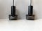 Small Minimalist Black Pendant Lamps from Lyfa, Denmark 1970s, Set of 2 1