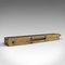 Antique Victorian English Brass and Rosewood Master Craftsmans Spirit Level, 1850 1