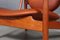 Teak and Tan Leather Chieftain's Chair by Finn Juhl, 1950s, Image 7