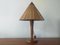 Lampe de Bureau Mid-Century de Placage, 1950s 4