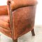 Vintage Sheep Leather Club Chair 8