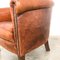 Vintage Sheep Leather Club Chair, Image 8