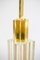 Table Lamp in Acrylic Glass and Gilt Brass, 1970s 5