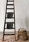 Vintage Belgian Wooden Ladder, 1940s, Image 8