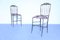 Chaises de Salon Chiavarine Mid-Century en Laiton, Set de 2 5