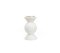 Candelabro corto unicolor de mármol de Carrara blanco de Fiammettav Home Collection, Imagen 3