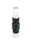 Hoher zweifarbiger Kerzenhalter aus weißem Carrara und schwarzem Marmor von Fiammettav Home Collection 1