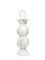 High Unicolor Candleholder in White Carrara Marble from Fiammettav Home Collection 3