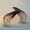 Ours Polaires Vintage en Verre Murano par Alfredo Barbini, Set de 2 2