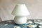 Italian Murano Glass Mushroom Table Lamp, 1981 3