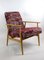 Vintage Burgundy Easy Chair, 1970s, Image 7