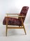 Vintage Burgundy Easy Chair, 1970s, Image 5