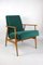 Grüner Vintage Sessel, 1970er 1