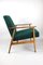Grüner Vintage Sessel, 1970er 5