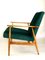 Grüner Vintage Sessel, 1970er 7