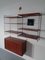 Mid-Century Teak and Metal Modular Wall Unit by Strinning, Kajsa & Nils "Nisse" for String, 1950s 2